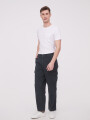 Pantalon Tricario Gris Topo