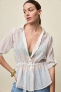 CAMISA MORNING Negro/Blanco