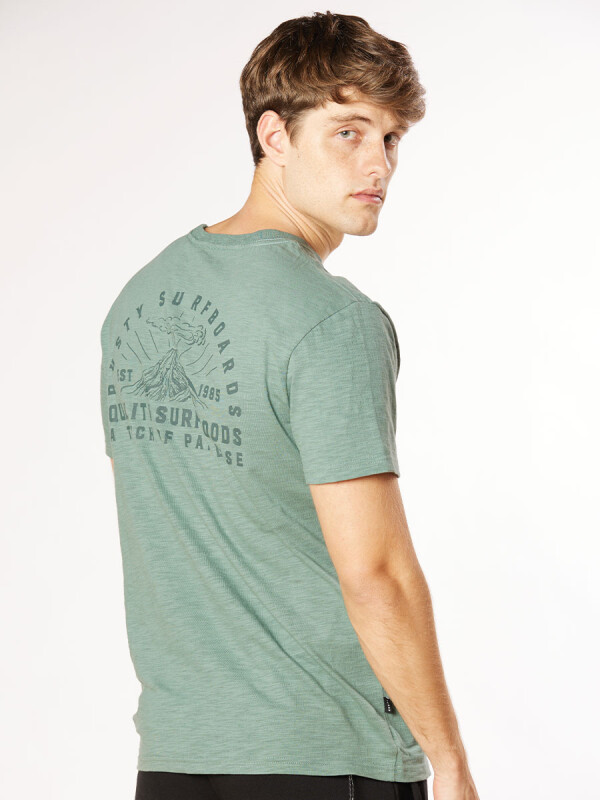 T-SHIRT SERRA RUSTY Verde Oscuro