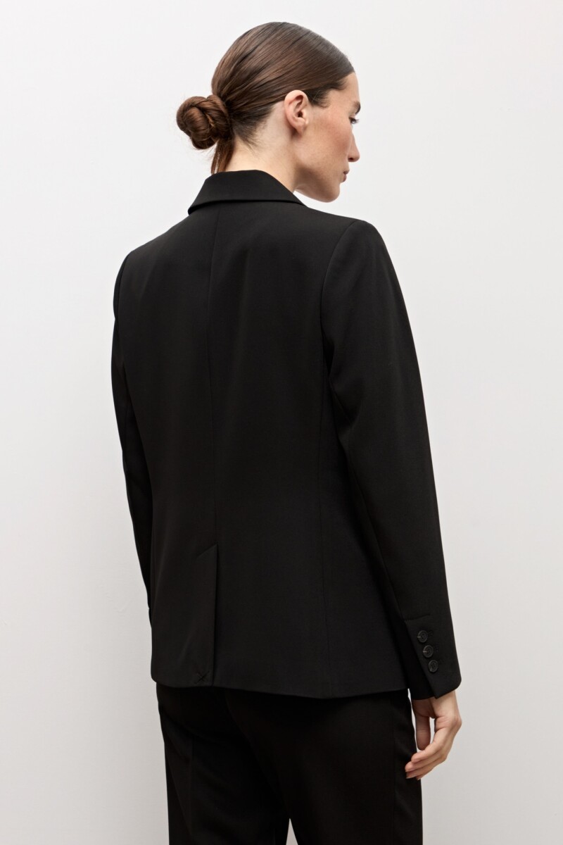 Blazer clásico un botón negro