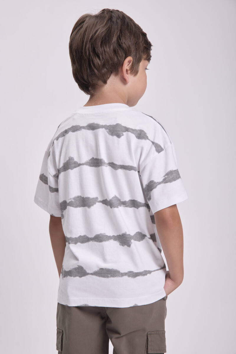 Remera estampa Sol Blanco