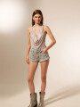 Tops Fotias Plateado
