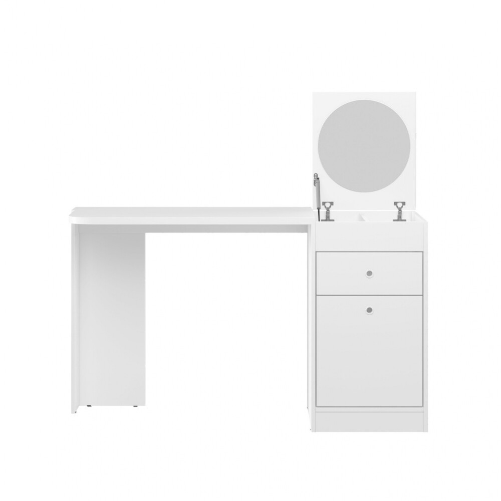 Escritorio Tocador Espejo - Desejo Blanco