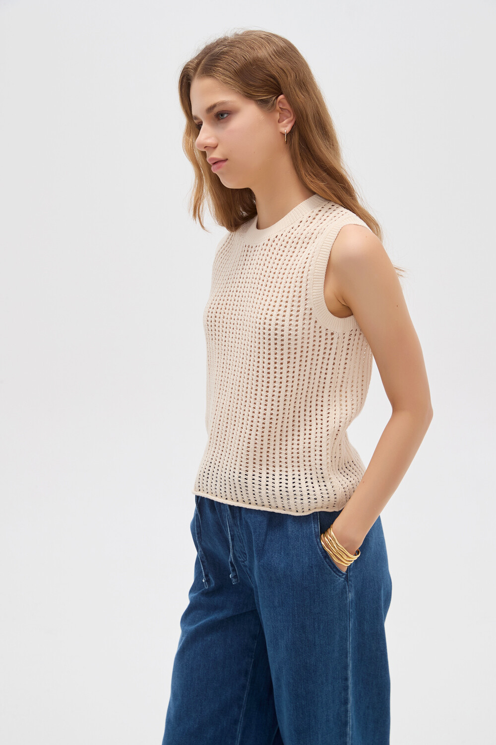 Musculosa Ruka Crudo / Natural