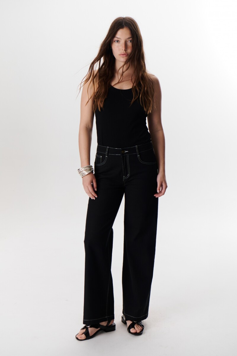 MUSCULOSA METAL NEGRO