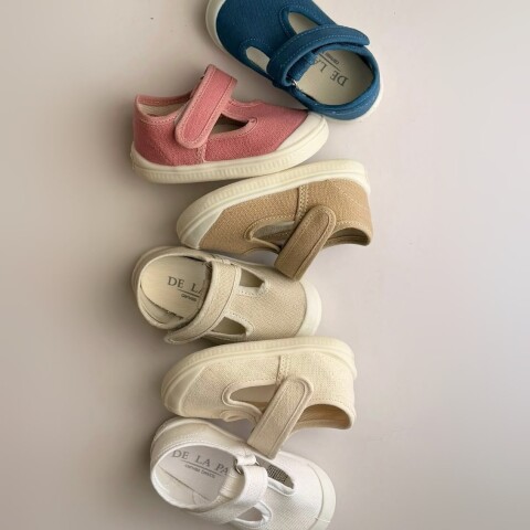 Guillermina De Lona Canvas Baby Lisas Del 16 Al 21 Azul