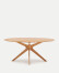 Mesa Naanim de chapa de roble 180 x 110 cm