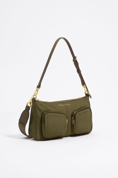 BOLSO BANDOLERA POCKET PEQUEÑO Kaki