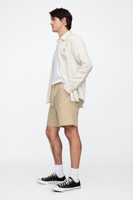 Short Essential Easy 7Inch Hombre Iconic Khaki