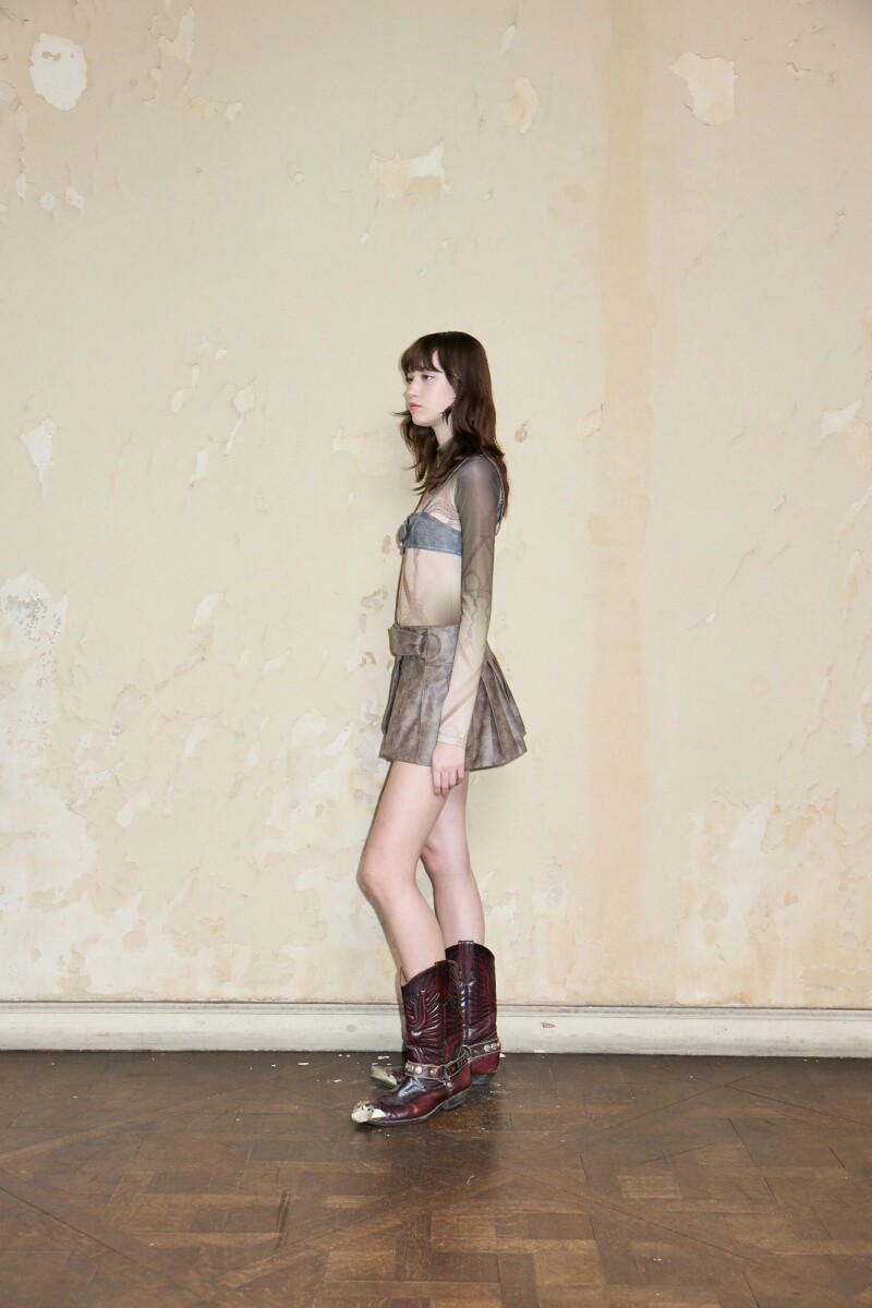 SCALABRINI SKIRT Marron