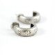 Caravanas Oro 18K Blanco Con Brillantes Caravanas Oro 18K Blanco Con Brillantes
