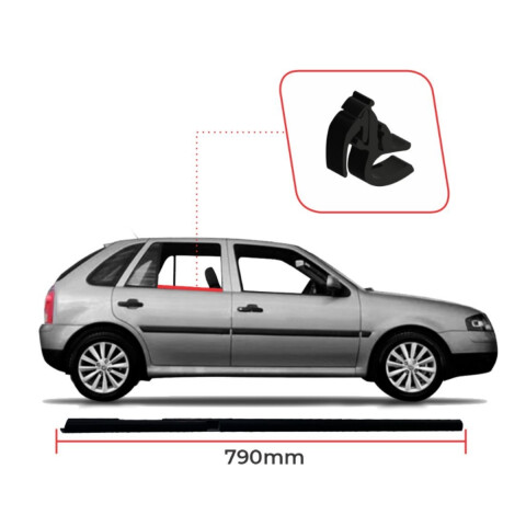 MEDIA COLISA INTERIOR TRASERA DERECHA GOL G2 / G3 / G4 Media Colisa Interior Trasera Derecha Gol G2 / G3 / G4