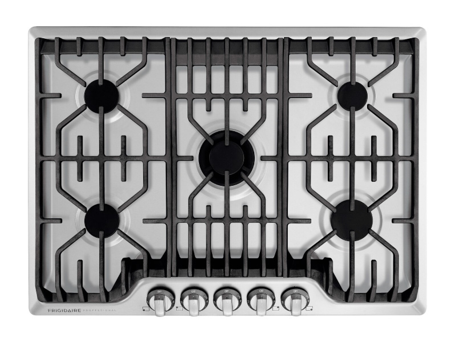 ESTUFA EMPOTRABLE DE 30" A GAS,EN ACERO - 001 