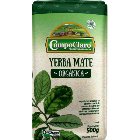 YERBA ORGANICA CAMPO CLARO 500G YERBA ORGANICA CAMPO CLARO 500G