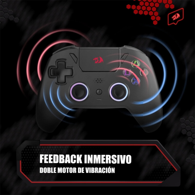 Joystick Gamer Inalámbrico Redragon G820 Darkflam Joystick Gamer Inalámbrico Redragon G820 Darkflam