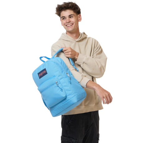 Mochila Escolar p/ Laptop Jansport Cross Town Plus Original Azul Electrico