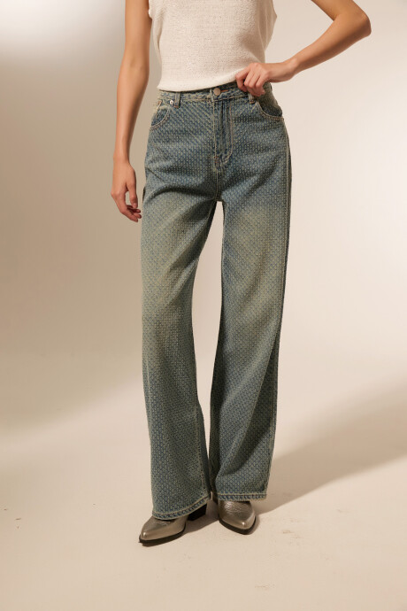 Pantalon Ralea Azul Grisaceo