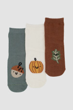 Pack de 3 medias medias en mezcla de algodón con diseños div Variante 27