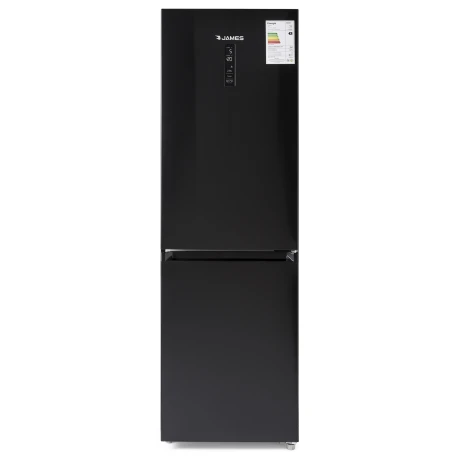 Refrigerador Combinado James Frio Seco Rj 420 Dark Inox NEGRO