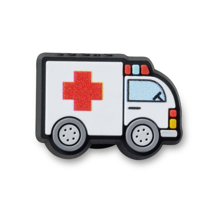 Jibbitz Tiny Ambulance Multicolor