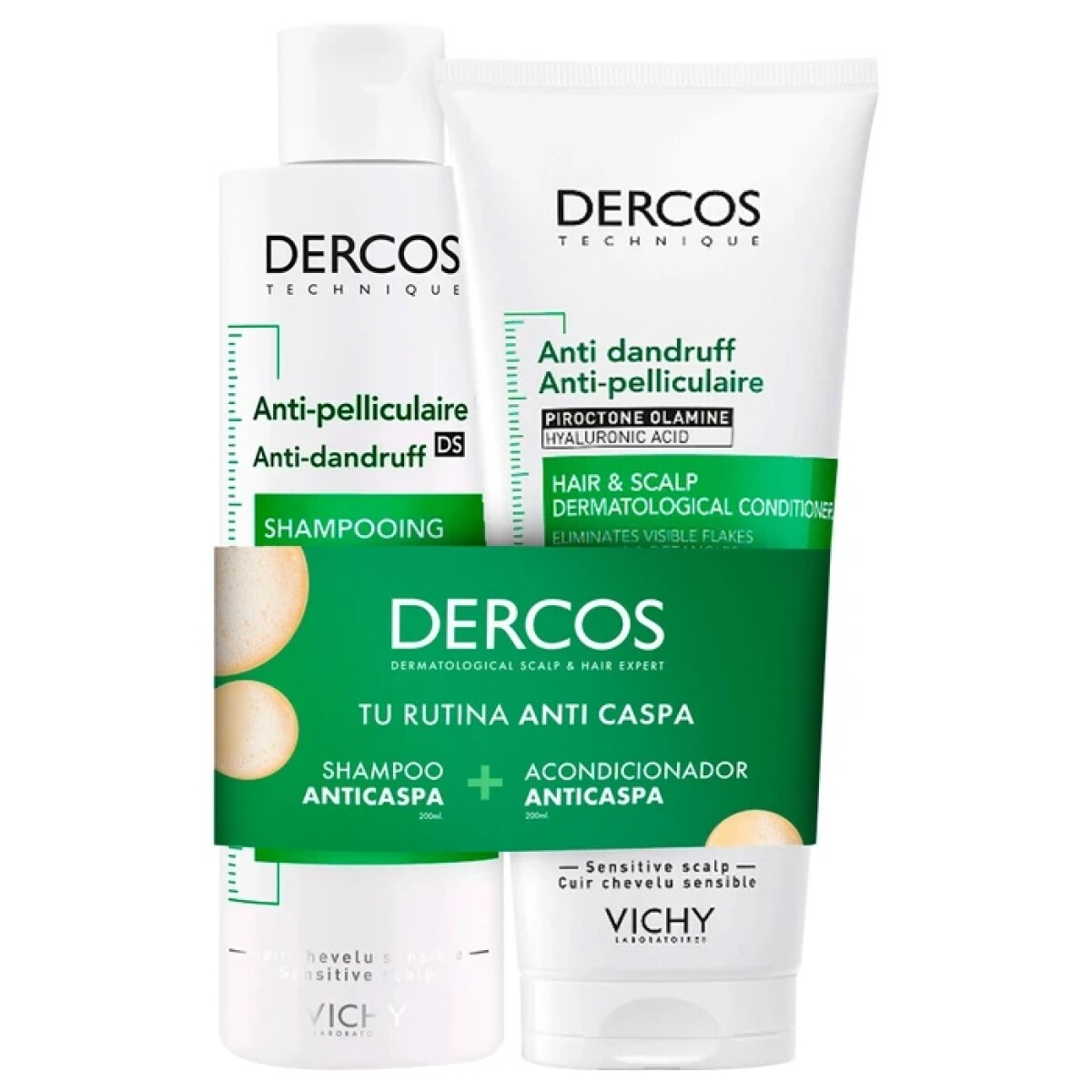 VICHY DERCOS SH+AC. ANTICASPA PACK 