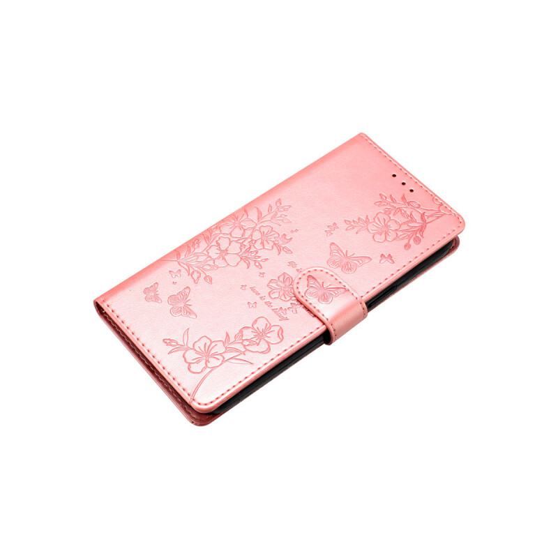 Flip cover para iPhone 16 diseño mariposas color rosa Flip Cover Para Iphone 16 Diseño Mariposas Color Rosa