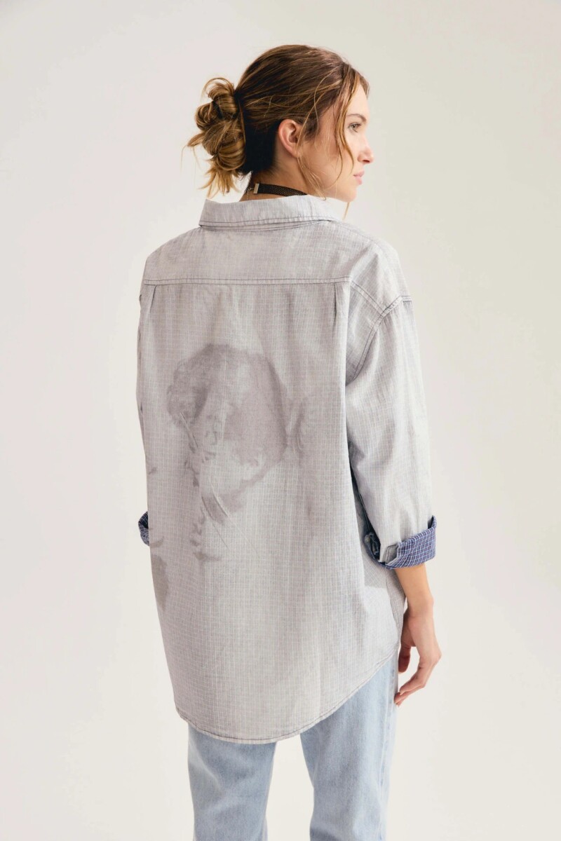 CAMISA ANGEL ENCUERADA Blanco