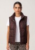 chaleco Print Puffer Bordo