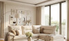 Sillón 5 Cuerpos con Chaise Retráctil y Reclinable - Cesky Beige Izquierdo