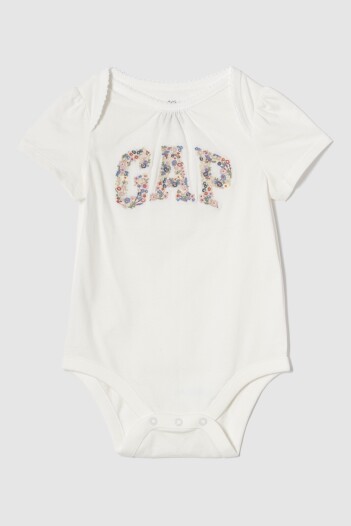 Body Logo Gap Bebé New Off White