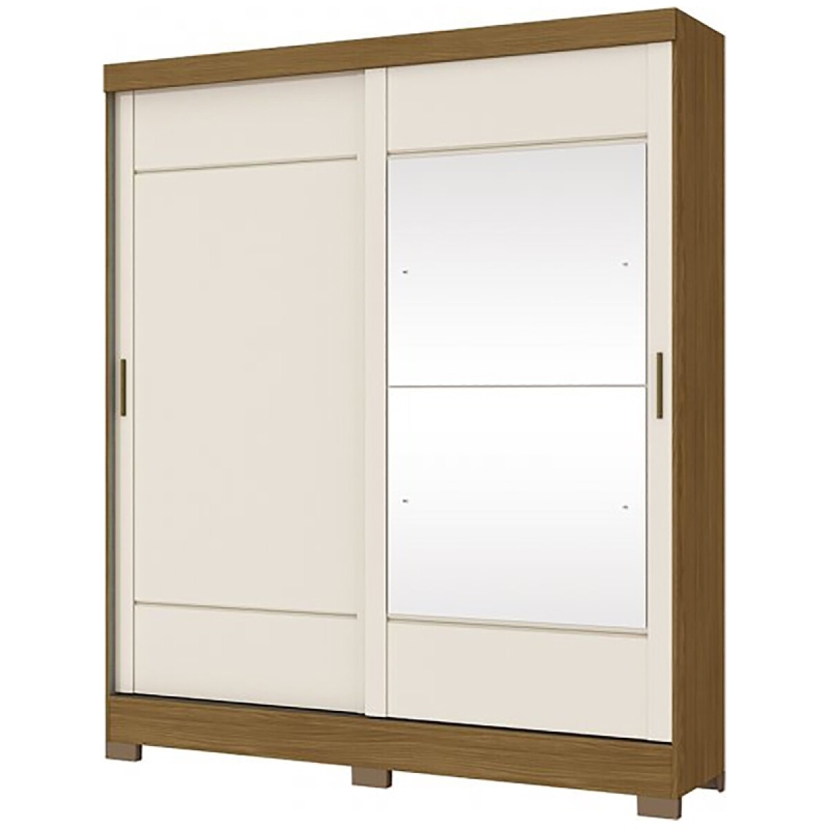 Placard 2 Puertas Correr Con Espejo B74 