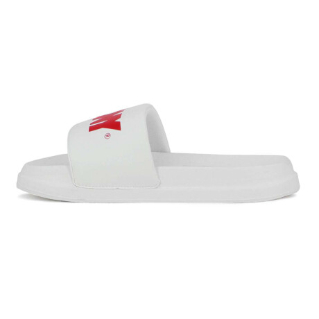 Pony Chancletas Brooklyn C/Logo Blanco-Rojo