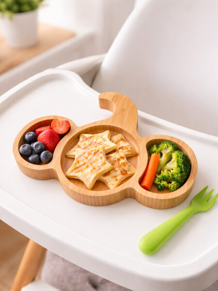 PLATO BAMBOO ELEFANTE MADERA