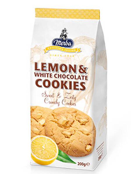 Cookie de Limón y chocolate blanco Merba Cookie de Limón y chocolate blanco Merba