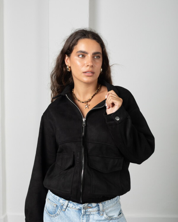 Campera Luciana negra