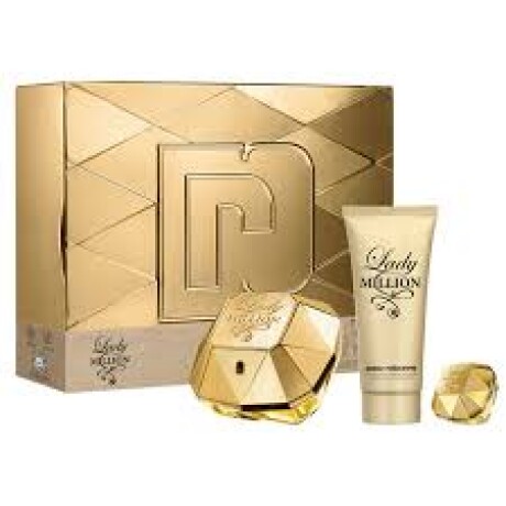 Set de Perfumes para Mujer, Paco Rabanne Lady Million , EDP 80 ML + Body Lotion 100ml+5ml Set de Perfumes para Mujer, Paco Rabanne Lady Million , EDP 80 ML + Body Lotion 100ml+5ml