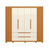 Ropero 6 puertas 4 cajones - Doble Casal Off Freijo