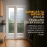 Ventana de PVC Blanco 150 X 200 Puerta Corrediza Aislante Ventana de PVC Blanco 150 X 200 Puerta Corrediza Aislante