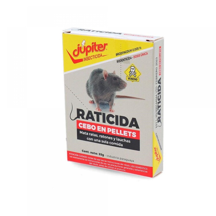 RATICIDA CEBO EN PELLETS Sin color