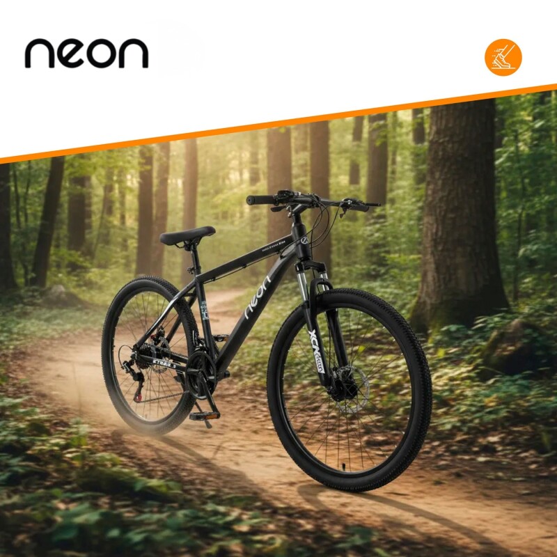 Bicicleta Montaña 26 Cuadro Aluminio Freno Disco 21 Cambios Negro