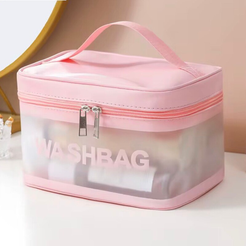 Necessaire Impermeable Ideal Maquillaje Rosado