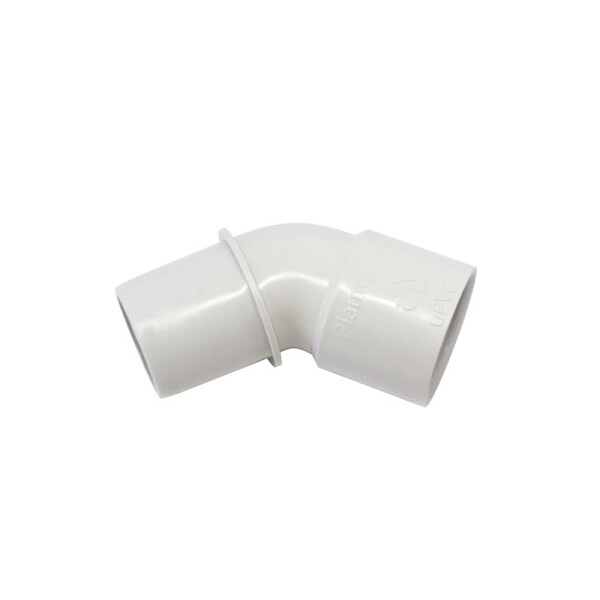 Codo desvío 32mm p/bajada contador de UTE PLCD32 CAN00028