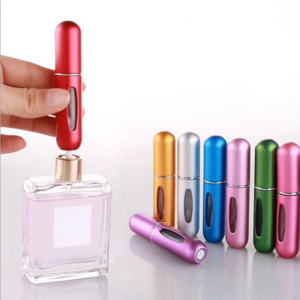 Mini Botella Atomizadora De Perfume Portátil Recargable X2 Variante Color Rojo