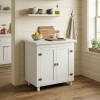 Bajo mesada 2 puertas - Linea Mexicana - Blanco Bajo mesada 2 puertas - Linea Mexicana - Blanco