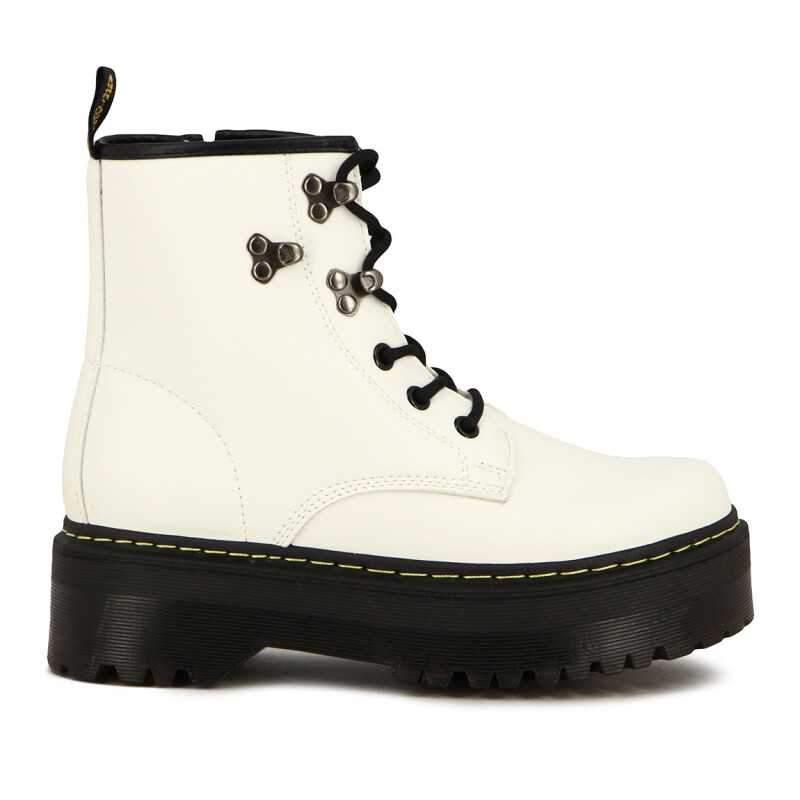 Bota Acordonada Mujer Darkness Blanco