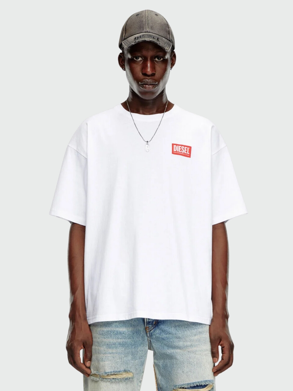 DIESEL - Remera T-Boxt-Lab Blanco