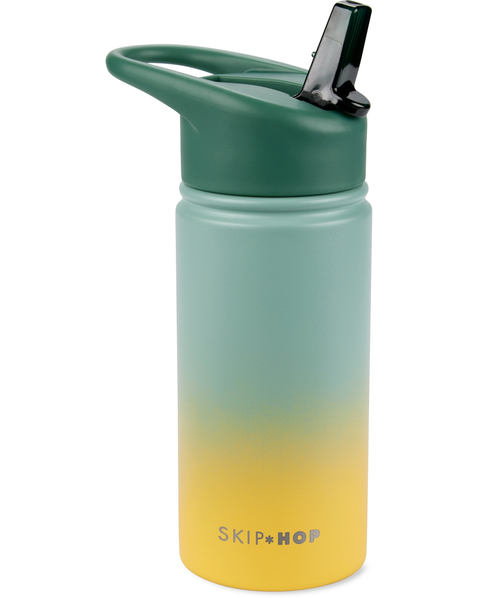 Botella Wander de acero inox. con sorbito, en degradé verde Botella Wander de acero inox. con sorbito, en degradé verde