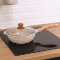 OLLA GUISERA CUORI CUCCINA CON TAPA 28CM BEIGE