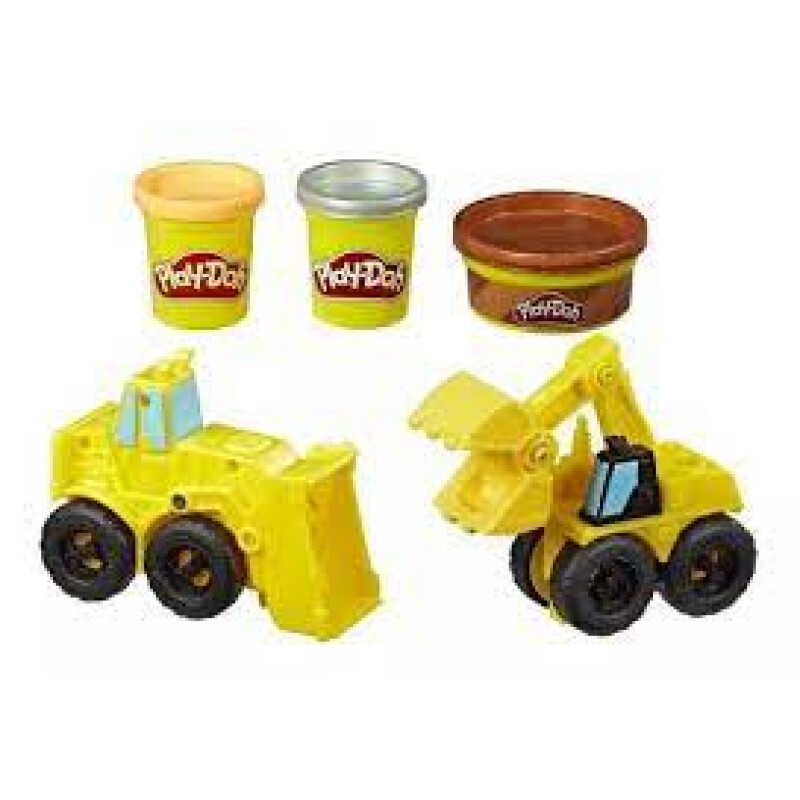 Play-doh Wheels Juego Con Excavadora Y Cargadora Con Masas Play-doh Wheels Juego Con Excavadora Y Cargadora Con Masas