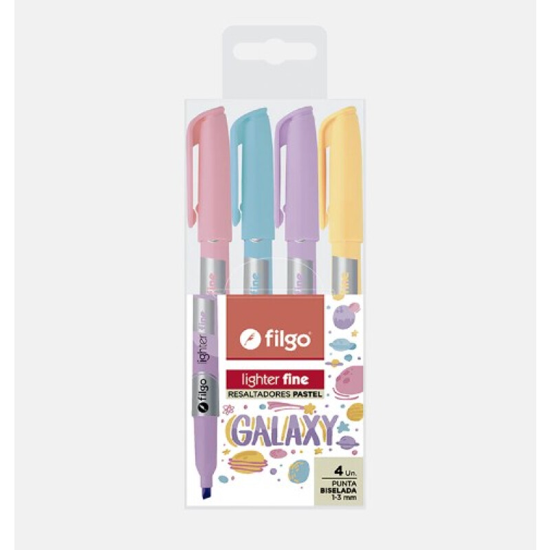 Filgo resaltador lighter fine - 4 galaxy Unica